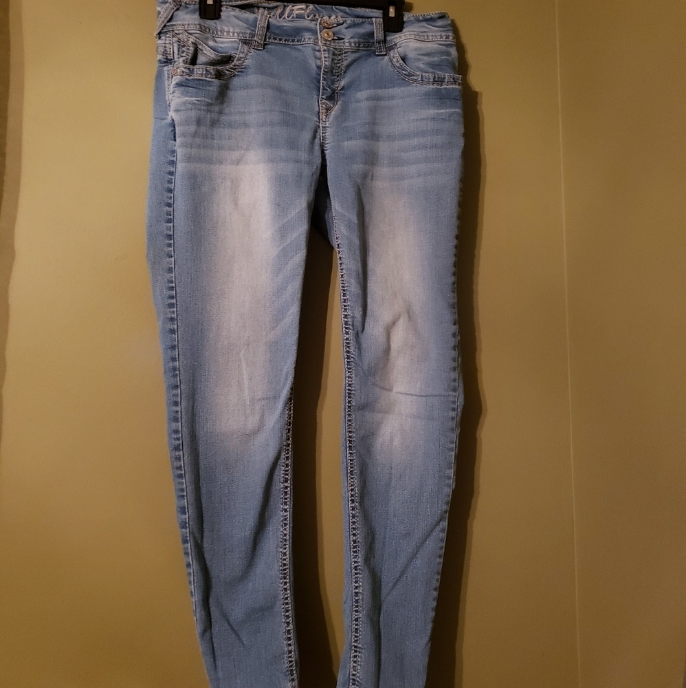 Gently used washed jeans
